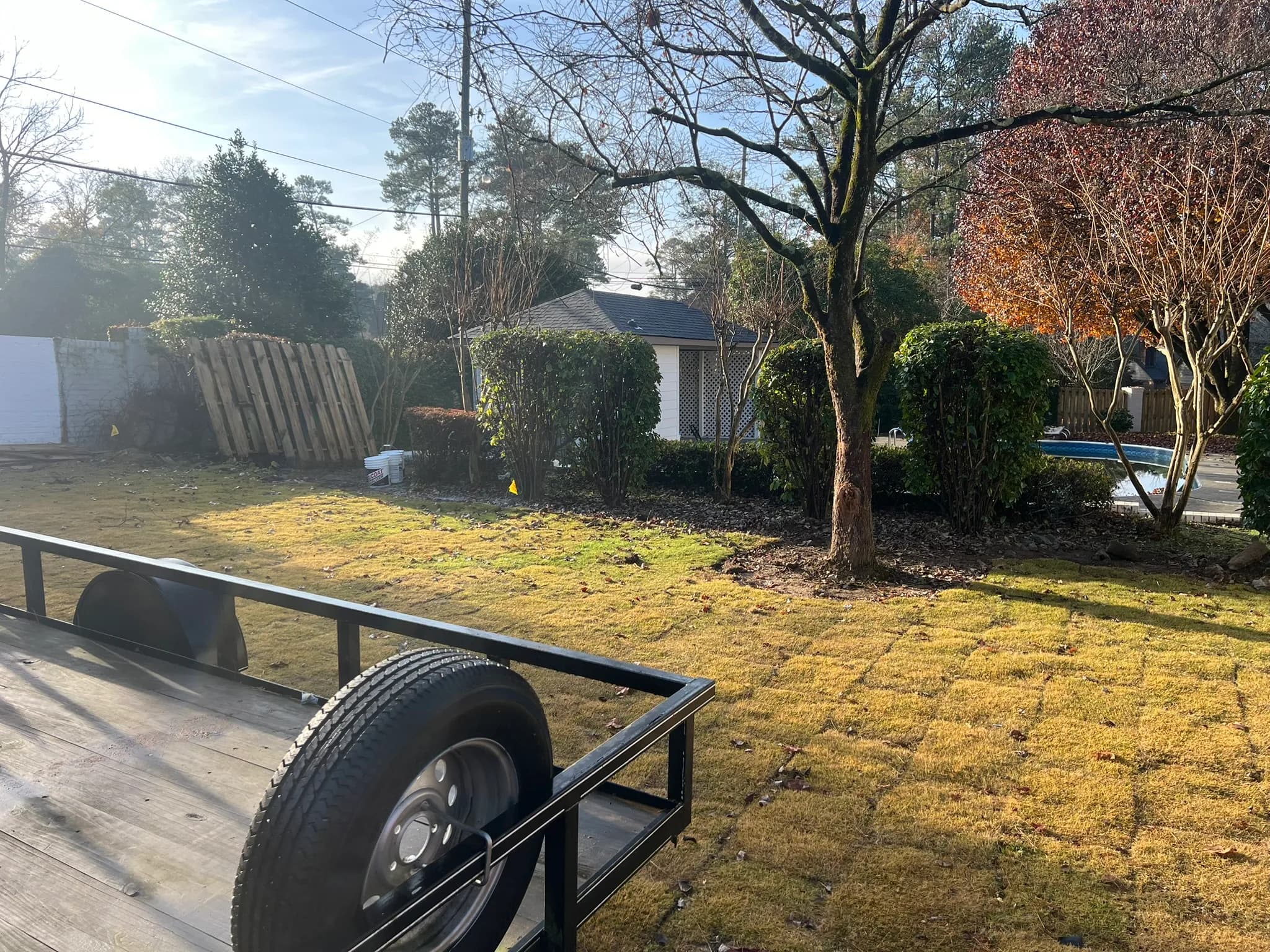 Pool & Backyard Redevelopment with Hardscape Installation — photo 7
