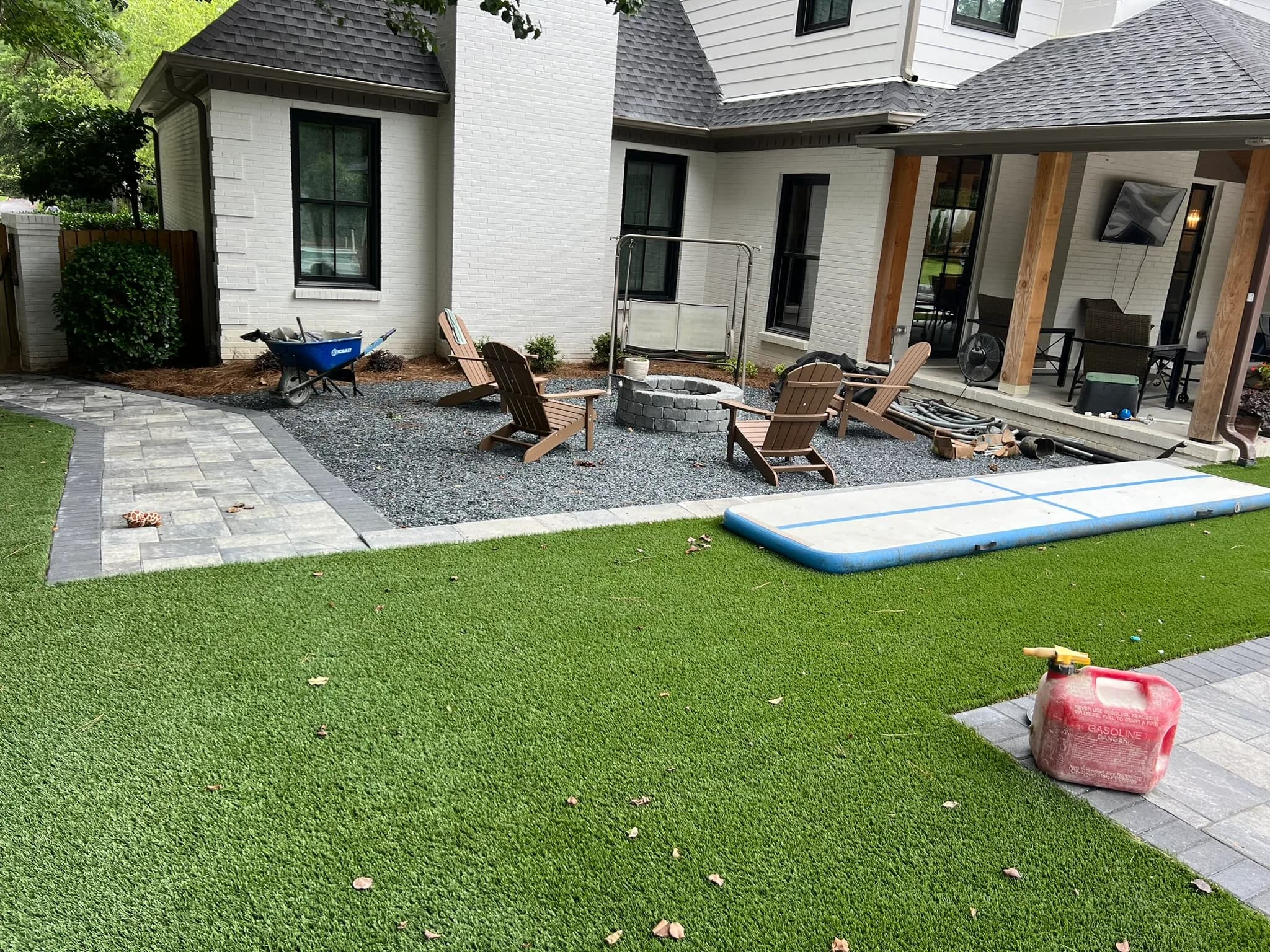 Pool & Backyard Redevelopment with Hardscape Installation — photo 16