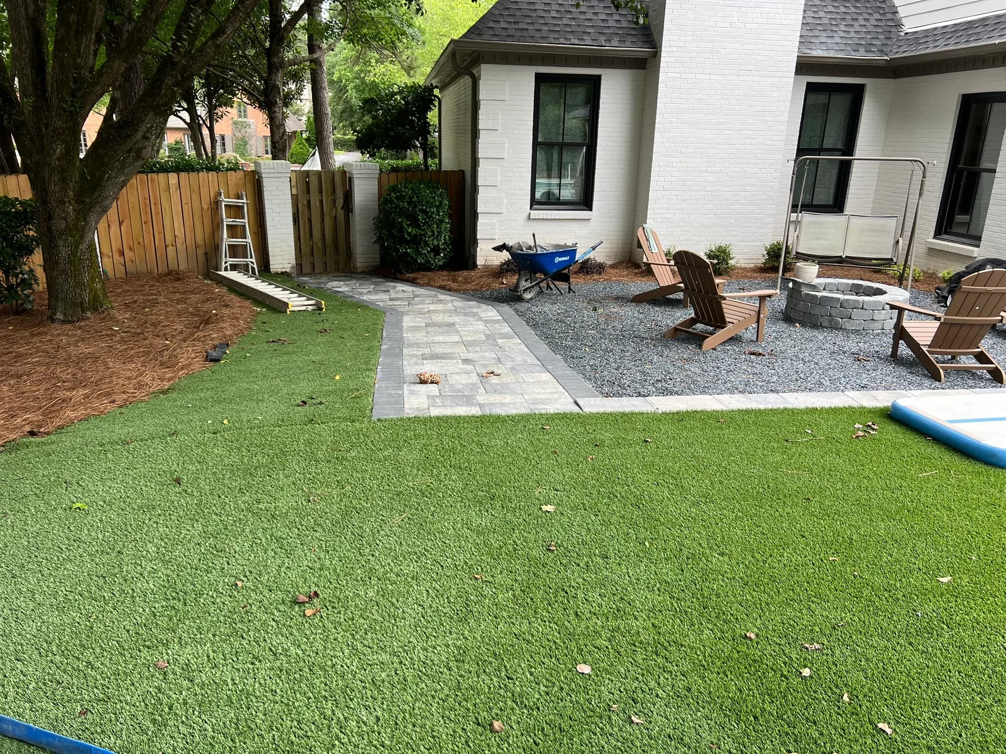 Pool & Backyard Redevelopment with Hardscape Installation — photo 15
