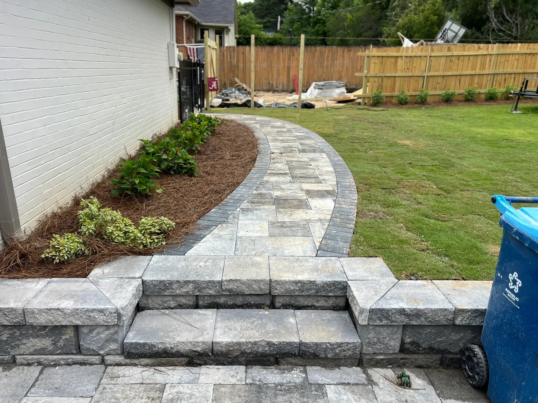 Pool & Backyard Redevelopment with Hardscape Installation — photo 11
