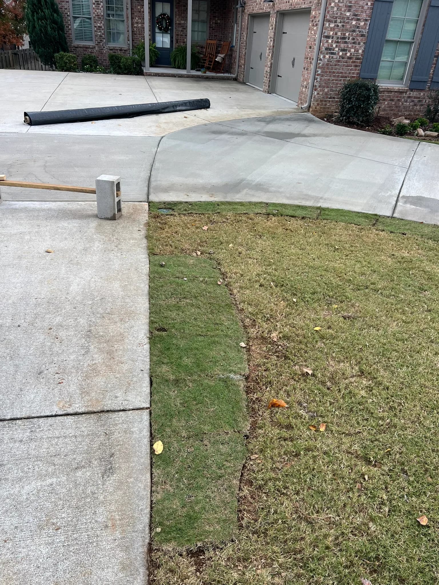 Driveway and Sod Installation Project — photo 10