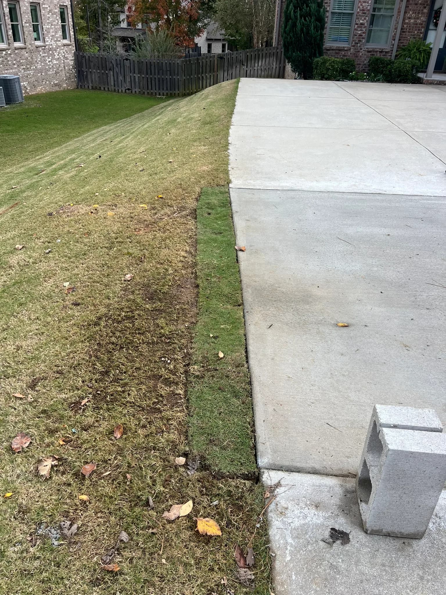 Driveway and Sod Installation Project — photo 4